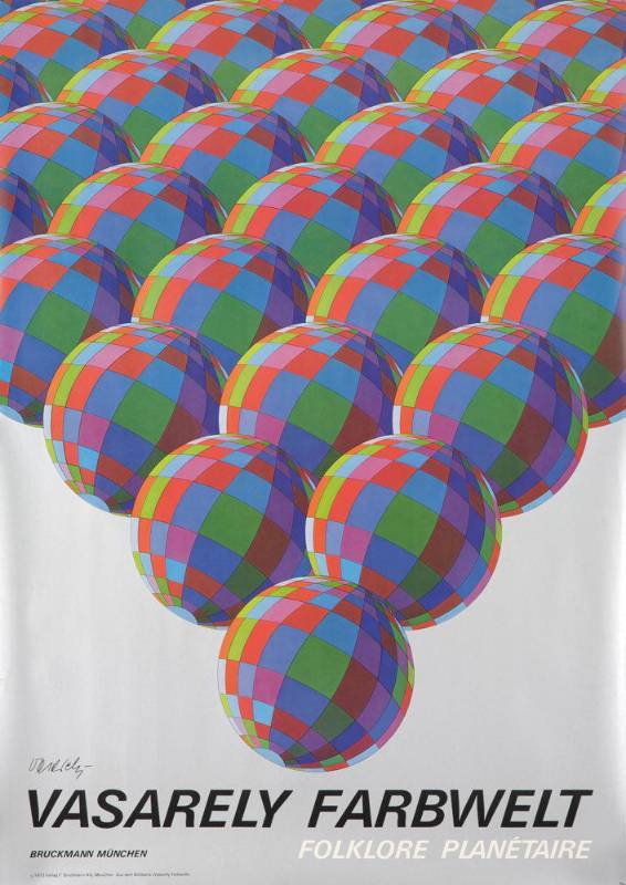 VICTOR VASARELY, FOLKLORE PLANETAIRE