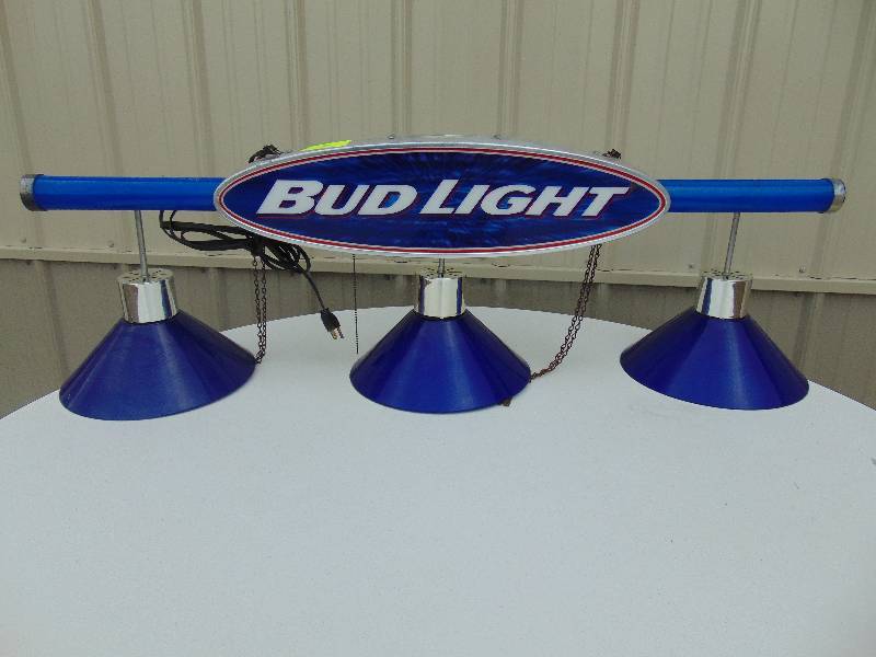 Bud Light Pool Table Light | Encore- Restaurant Equipment, Nissan