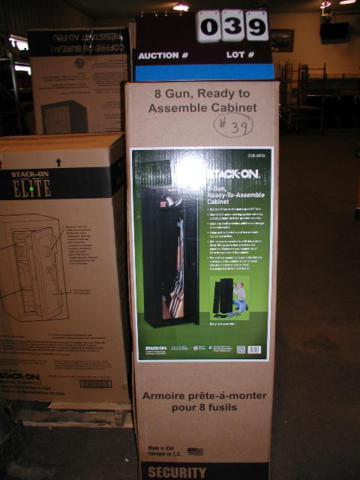 Ready To Assemble 8 Gun Cabinet In Box Stack On Gun Safe