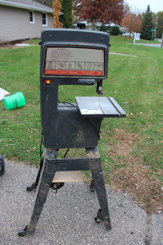 Sears Craftsman 12 inch Band Saw Sander | Bloomington Truck, Tool, and