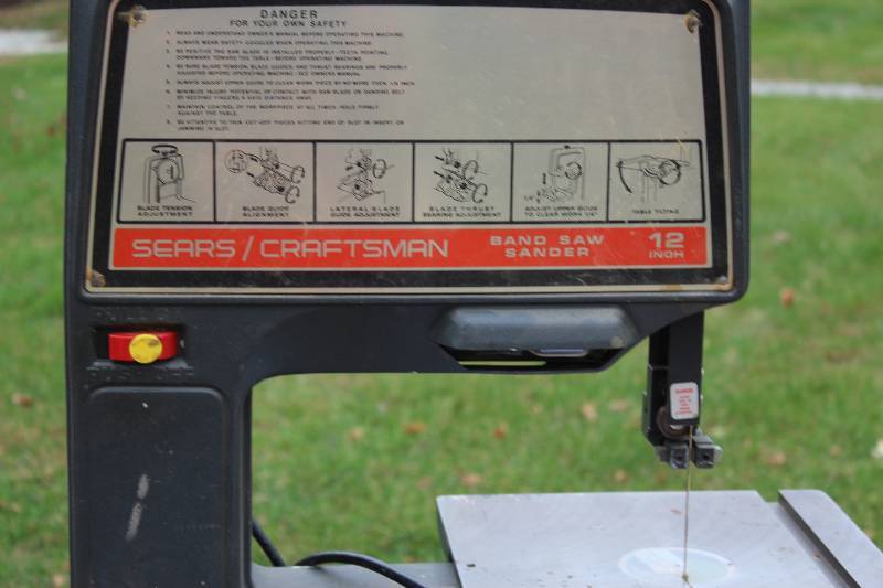 Sears Craftsman 12 inch Band Saw Sander | Bloomington Truck, Tool, and