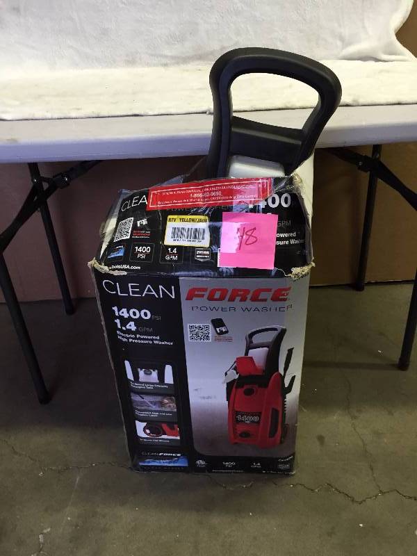 Clean Force Preassure Washer 1400 PSI KX Real Deals Tools