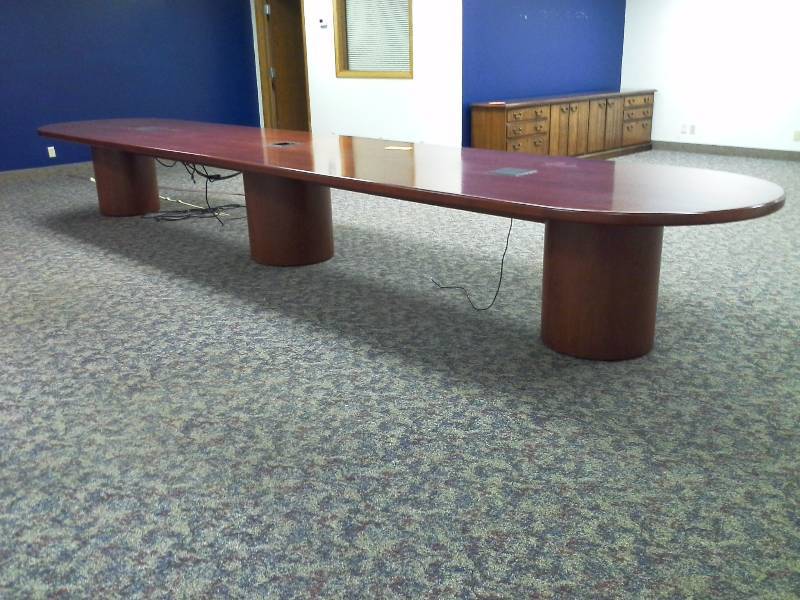 Solid Wood Conference Table Norwood Young America Warehouse And