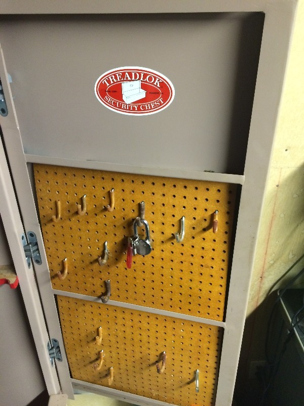 Treadlock 12 Gun - Gun Safe Measures: 24&quot; wide x 19&quot; deep x 63&quot; tall