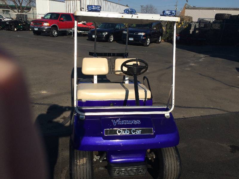"Minnesota Vikings Edition" Club Car Electric Golf Cart Utility Cart