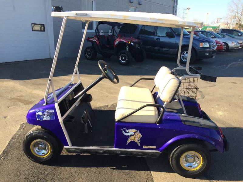 "Minnesota Vikings Edition" Club Car Electric Golf Cart Utility Cart