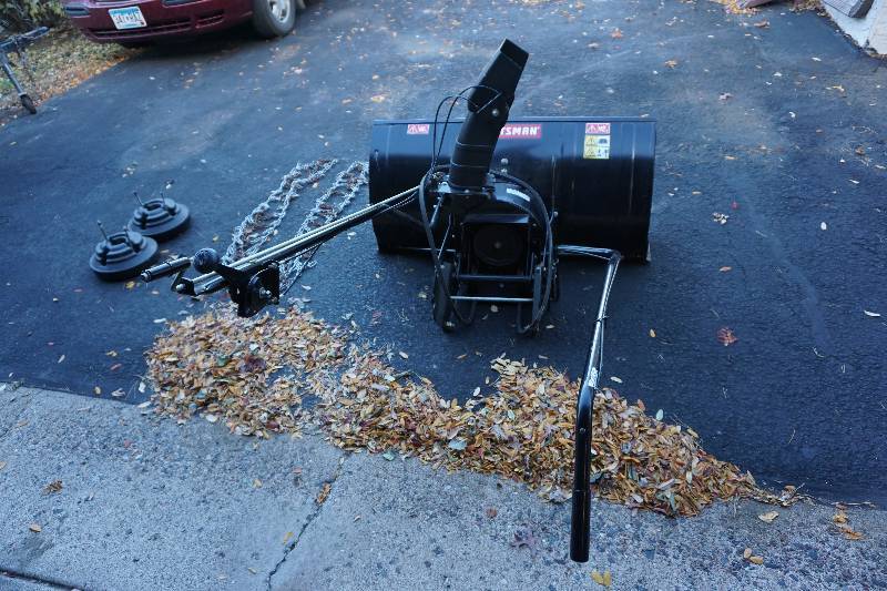 Craftsman Model 486.248371 Garden Tractor Snow Blower Attachment