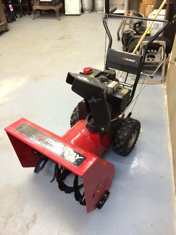 Murray 5/24 SnowBlower - Hasn't ran since last year | Huge Collectors ...