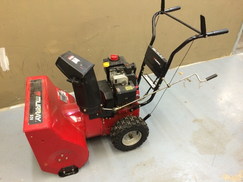 Murray 5/24 SnowBlower - Hasn't ran since last year | Huge Collectors ...