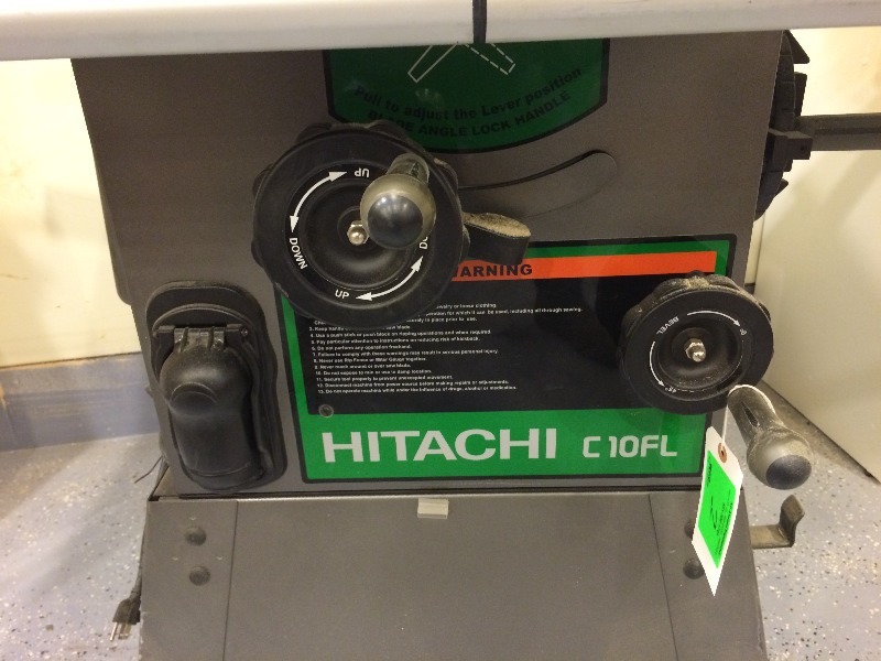 Hitachi C10FL Table saw + Accessories Works Fine! Quality Tools