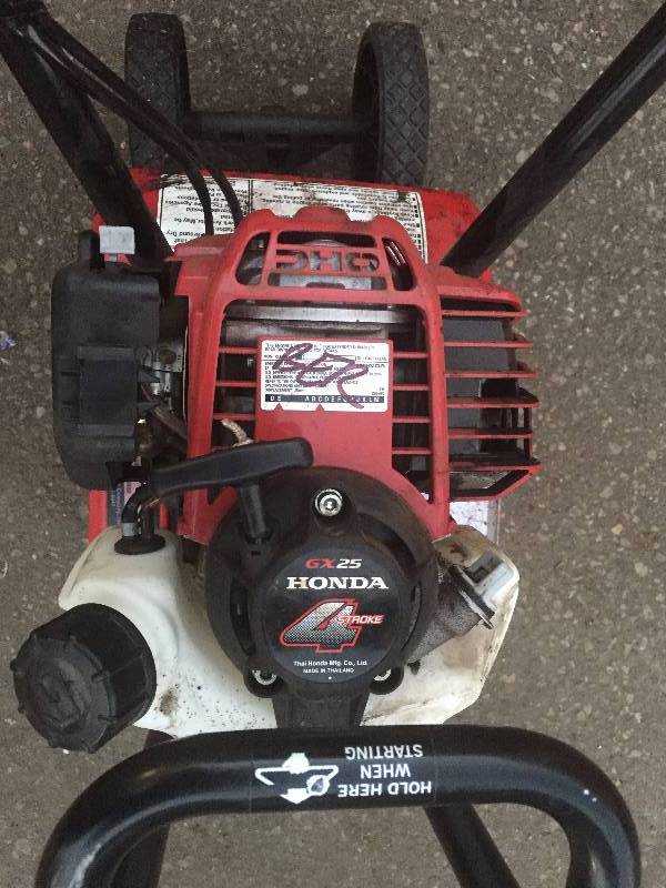 Honda Mini Tiller 9in. Tilling Width, 25cc Honda GX25 Engine, Model