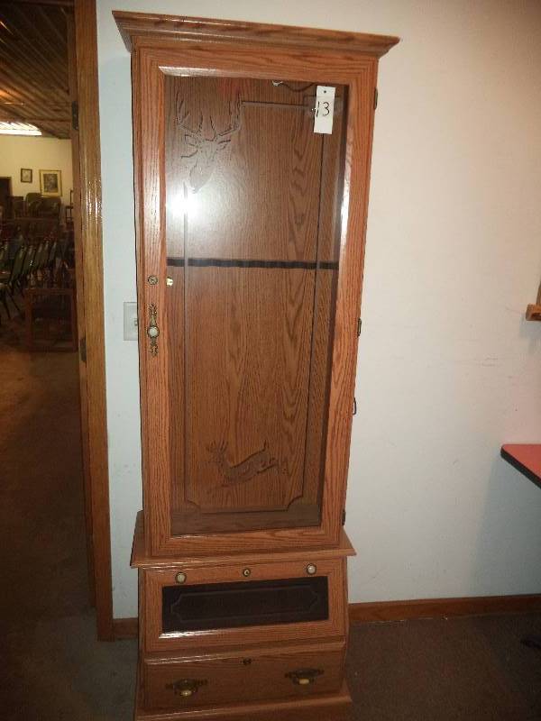 Lighted Gun Cabinet November Consigment 15 K Bid