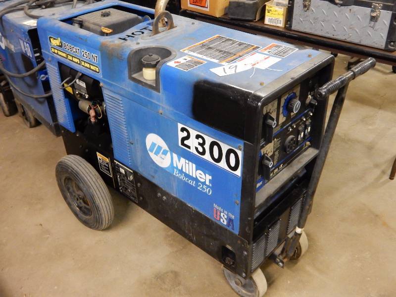 Miller, Bobcat 250 Welder | Heavy Duty Construction Equipment.. Job