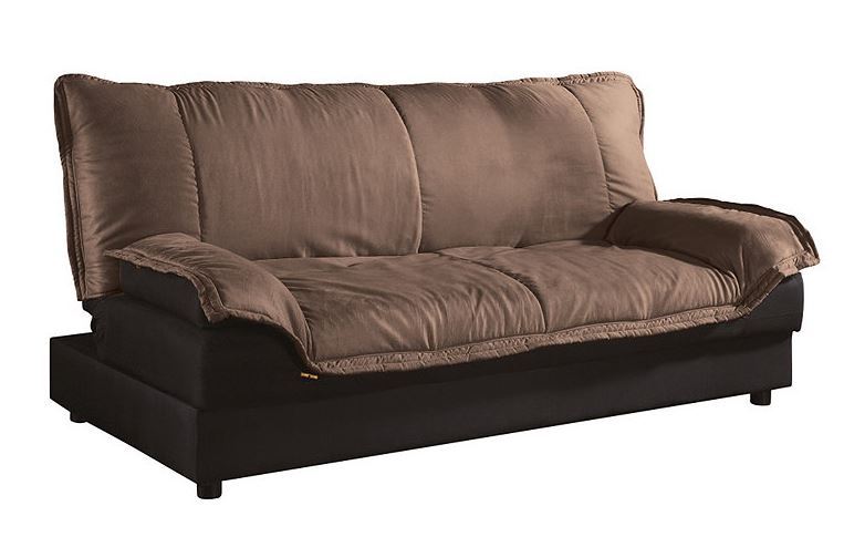 San Paulo Click Clack Sofa With Cover Dk Brown Sota Surplus San Paulo Click Clack Sofa With Cover