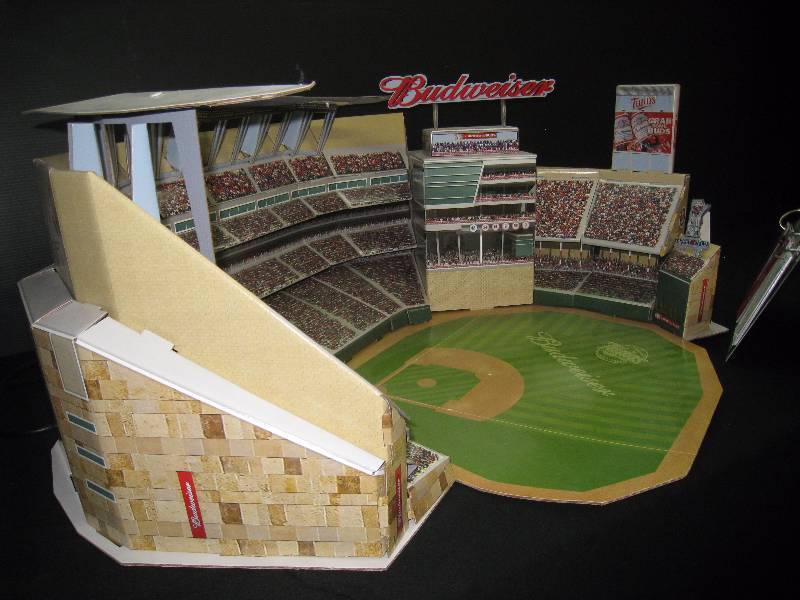 MN Twins Target Field cardboard stadium MAN CAVE MANIA 2015! KBID