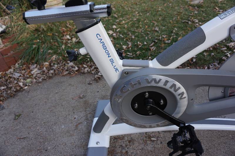schwinn stationary bike carbon blue