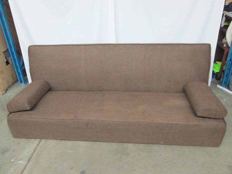 Alcove Toronto Click Clack Convertible Sofa Brown December Alcove Toronto Click Clack Convertible Sofa Brown December Returns Fishing Reels And Consignments 1 K Bid