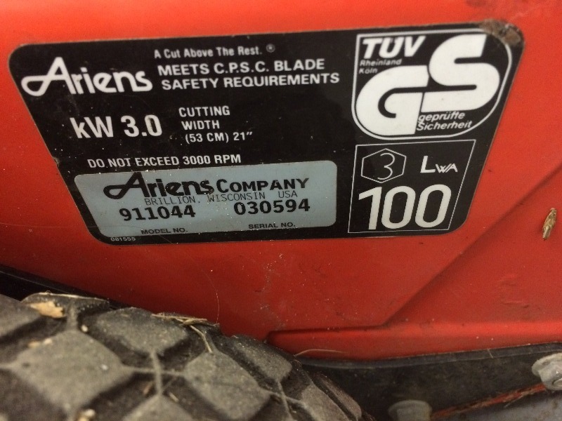 Ariens 911044 online