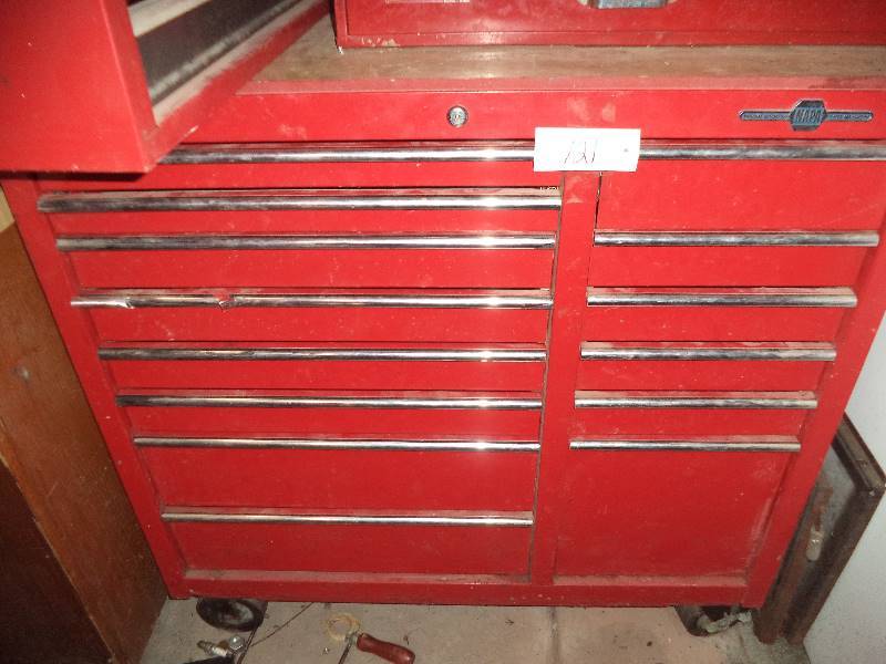NAPA Protraxx Rolling Tool Chest MEGA TOOL & SHOP ITEMS, VEHICLES