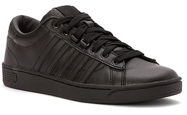 all black name brand shoes