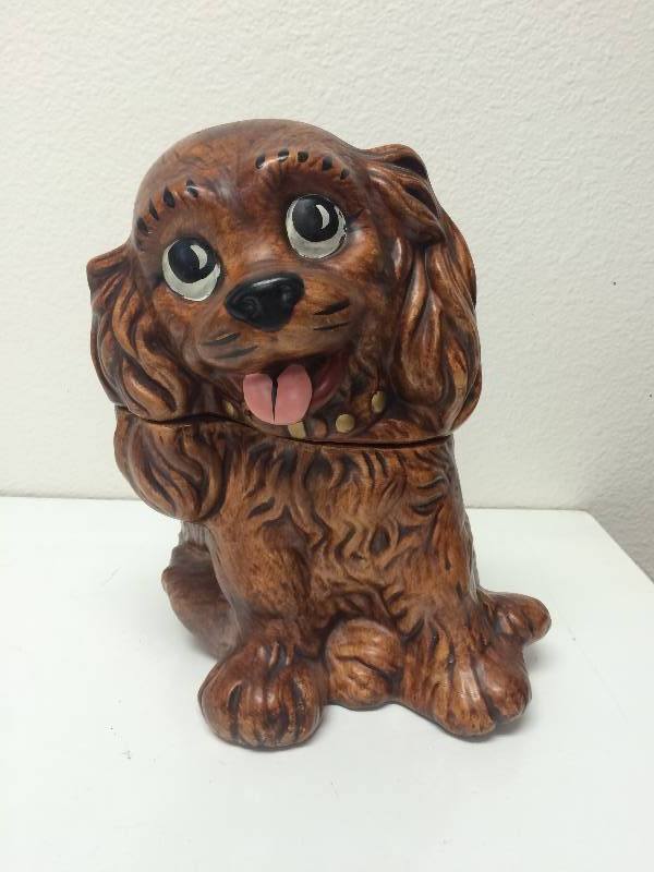 Cocker Spaniel Puppy Cookie Jar | Antiques and Cookie Jars | K-BID