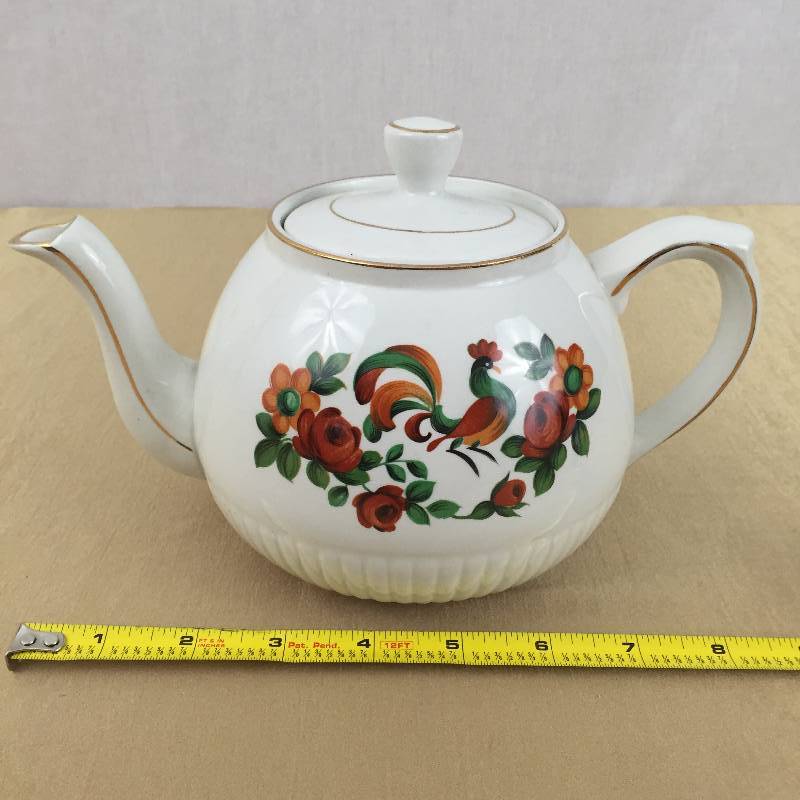 Antique Ellgreave Teapot MAde in England English Woods and Sons Teapot