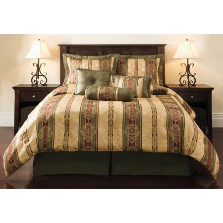 Mainstays 7 Piece Comforter Set, Dakota 