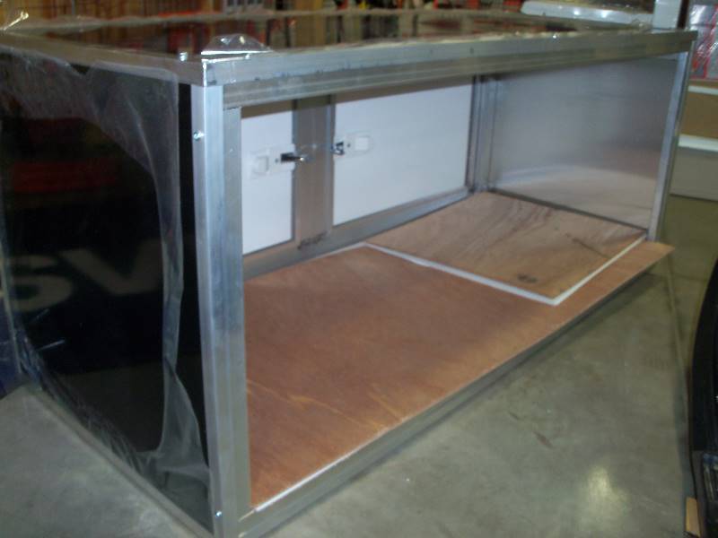 Aluminum Race Trailer Cabinet | December PowerSports Clean ...