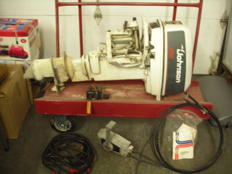 Ducks Unlimited Wildlife Prints & Johnson 28 HP Motor KBID