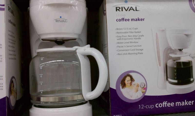 Rival 12 Cup Coffee Maker Last Minute Christmas Gifts 470 K Bid
