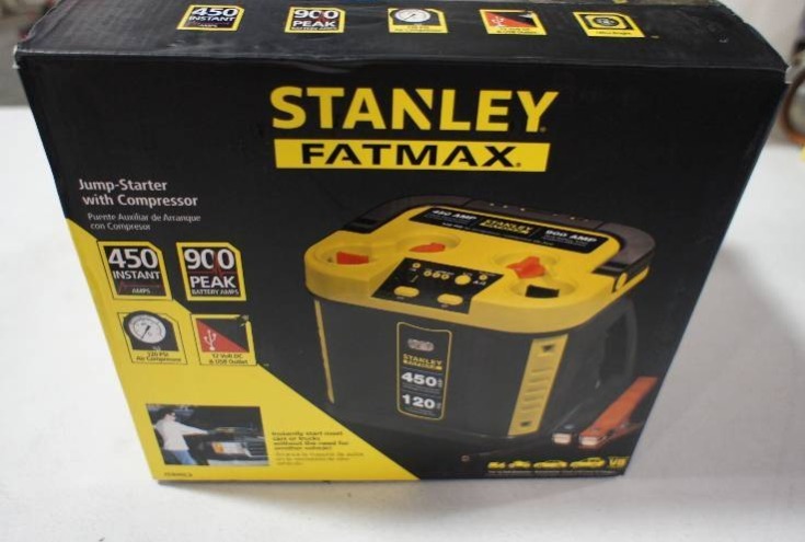 Stanley Fatmax 450 Amp 900 Peak Battery Amps Jump Starter Clearance, SAVE  30% 