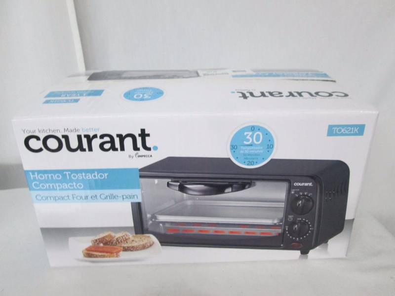 Courant Compact Toaster Oven White