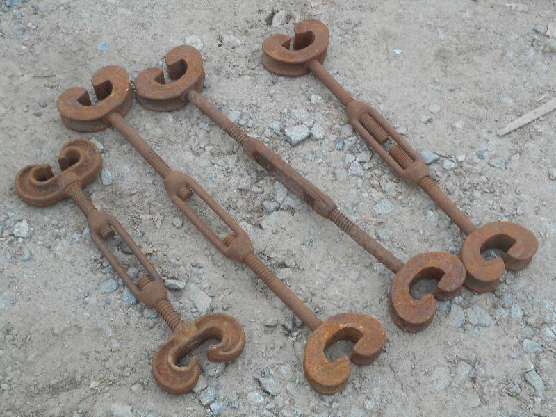 (4) Antique Turnbuckles LE December Consignments 6 KBID