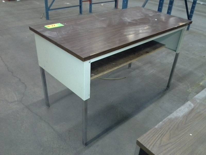 Standing Height Metal Shipping Receiving Desk Norwood Young