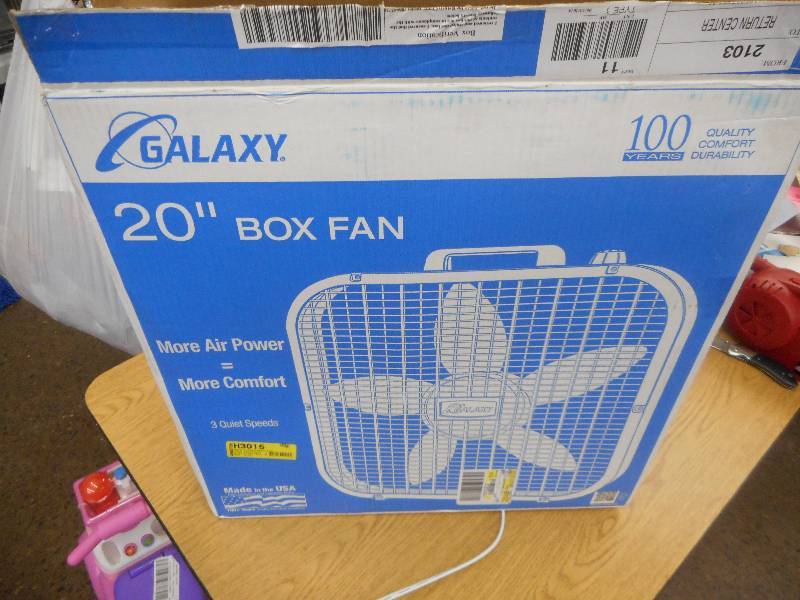 GALAXY 20 INCH BOX FAN | General Merchandise u0026 Everything #66 | K-BID