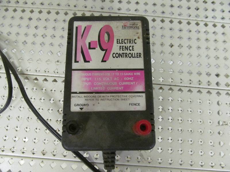 k9 electric fence controller