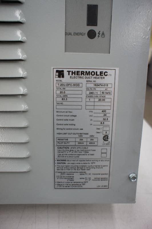Sale > thermolec plenum heater > in stock
