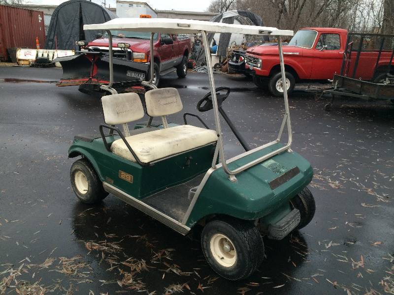 1995 Club Car Gas Golf Cart Club Car Golf Cart Auction 4 KBID