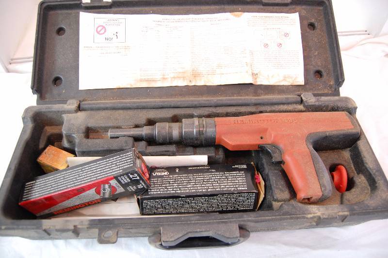 Remington Power Pro Semiautomatic Concrete Nailer Snow Blowers Tools