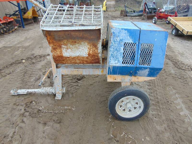Towable Gas Powered Concrete Mixer GRC January Consignments KBID