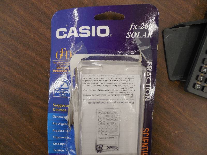 Casio Fx 260 Solar Scientific Calculator Black Walmart General Merchandise Auction 68 K Bid