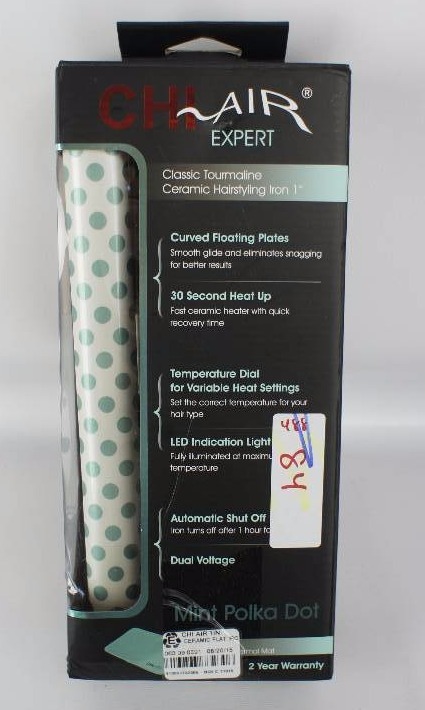 chi polka dot flat iron