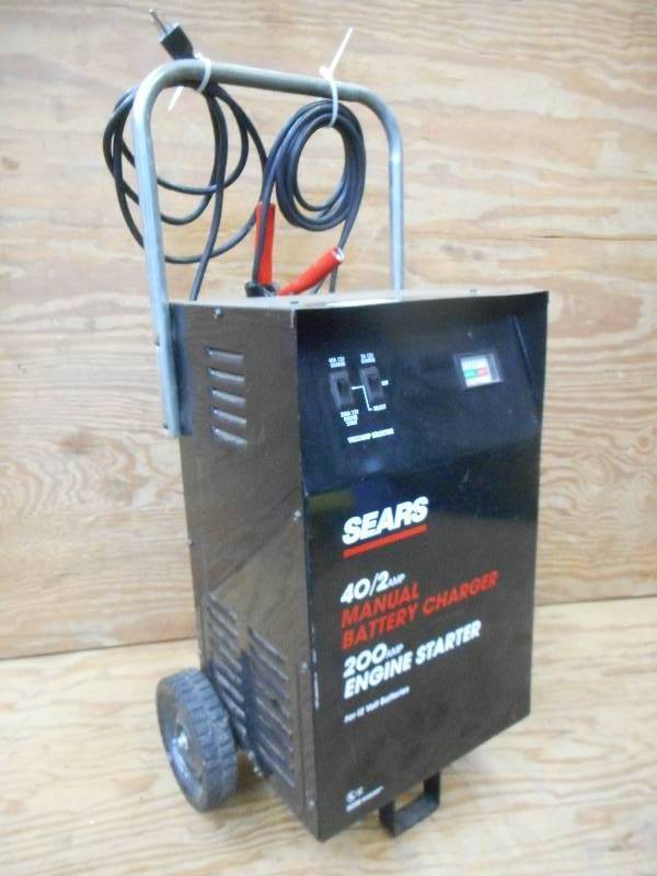 Sears 40/2 Amp Charge/200 Amp Jumps... LE January Tools &