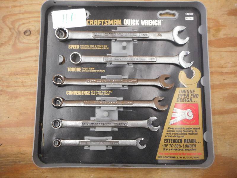 Craftsman Quick-Wrench 6-Piece Metr... | LE January Tools & More | K-BID