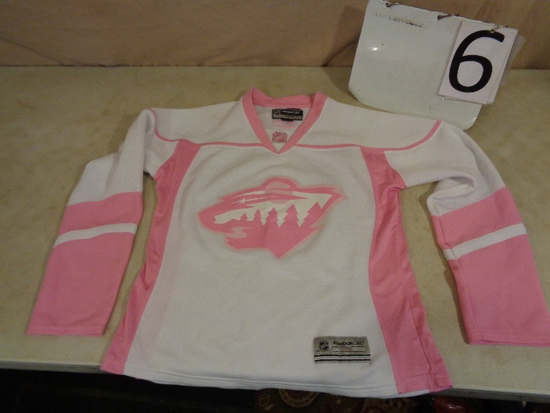 pink mn wild jersey