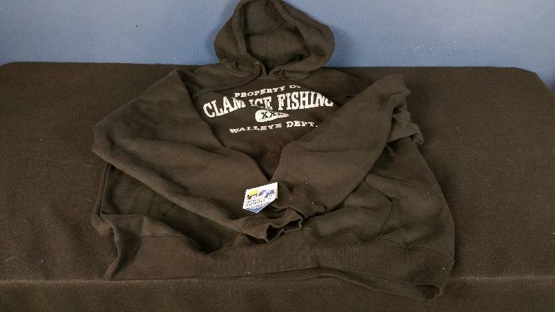 clam ice fishing sweatshirts