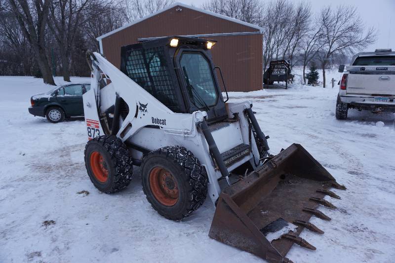 Bobcat 873 Skid Loader Skid Steer | Bobcat, Cat Skid Loaders, Equipment