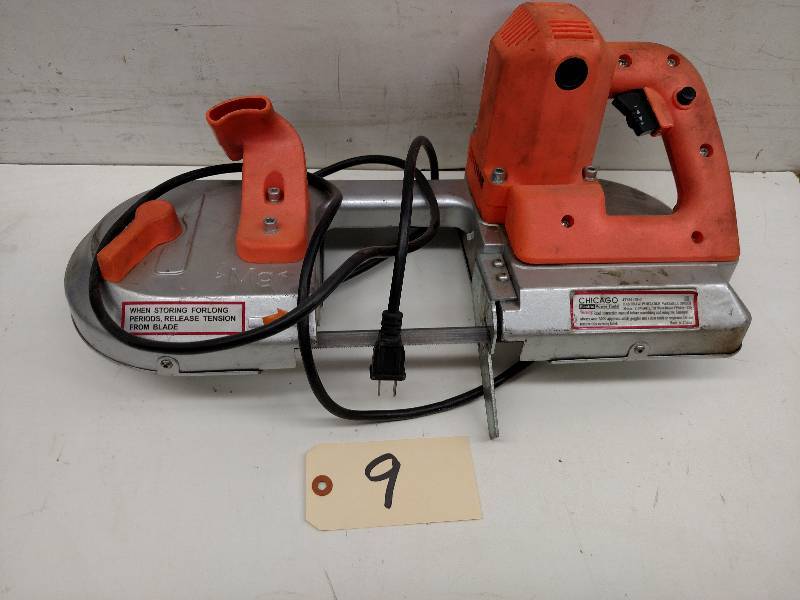 Chicago Electric Portable Band Saw,... Machine Shop Estate 2 Tools