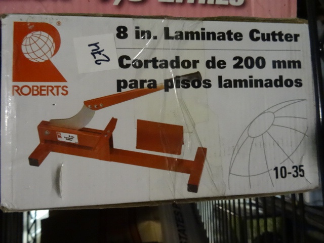 New Roberts 8 In Laminate Flooring Cutter K C Auctions