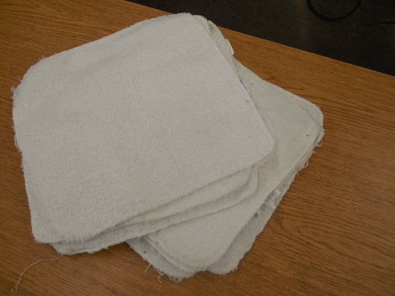 (15) NEW White Wash Cloth Lot